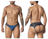 CandyMan 99312 Men's Underwear Lace Jockstrap Color Navy