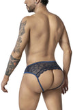 CandyMan 99312 Men's Underwear Lace Jockstrap Color Navy