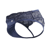 CandyMan 99312 Men's Underwear Lace Jockstrap Color Navy
