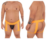 CandyMan Men's Underwear 99369X Thongs Color Hot Orange