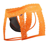 CandyMan Men's Underwear 99369X Thongs Color Hot Orange