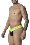 CandyMan Men's Underwear 99370 Lace Thongs Color Hot Green