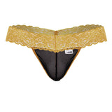 CandyMan 99370 Men's Underwear Sensual Lace Thongs Color Orange