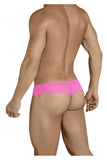 CandyMan 99392 Men's Underwear Lace Mesh Thongs Color Pink