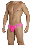 CandyMan 99392 Men's Underwear Lace Mesh Thongs Color Pink
