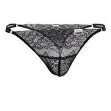 CandyMan Men's Underwear 99421 Lace G-String Thongs Color Black