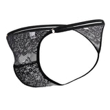 CandyMan Men's Underwear 99421 Lace G-String Thongs Color Black