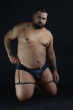 CandyMan 99468X Garter Briefs Color Black