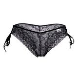 CandyMan 99488 Side Tie Lace Bikini Color Black