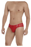 CandyMan 99538 Men's Underwear Lace Mesh Jockstrap Color Red