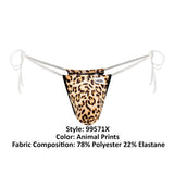 CandyMan 99571X Invisible Micro G-String Color Animal Prints