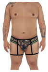 CandyMan 99580X Garter Camo Thongs Color Green