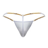 CandyMan Men's Underwear 99586 Chain G-String Color White