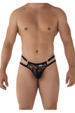 CandyMan Men's Underwear 99598 Lace and Chain Bikini Color Black
