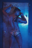 CandyMan Men's Underwear 99598 Lace and Chain Bikini Color Black