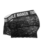 CandyMan 99616X Trouble Maker Lace Trunks Color Black