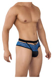 CandyMan Men's Underwear 99627 Lace Jockstrap Color Blue