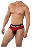 CandyMan Men's Underwear 99627 Lace Jockstrap Color Red
