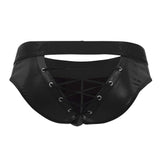 CandyMan Men's Underwear 99641 Shorty Briefs Color Black