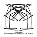 CandyMan Men's Underwear 99646 Cage Jockstrap Color Black