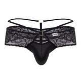 CandyMan Men's Underwear 99647 Lace Thongs Color Black