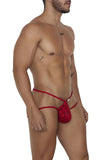 CandyMan Men's Underwear 99668 Jock Thongs Color Red