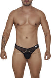 CandyMan Men's Underwear 99672X Chain Jock Briefs Color Black