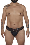 CandyMan Men's Underwear 99672X Chain Jock Briefs Color Black