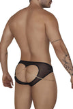 CandyMan Men's Underwear 99672X Chain Jock Briefs Color Black