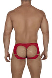 CandyMan Men's Underwear 99672X Chain Jock Briefs Color Red
