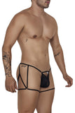 CandyMan Men's Underwear 99678 Garter Thongs Color Black