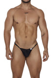 CandyMan Men's Underwear 99685 Lace Thongs Color Black