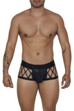 CandyMan Men's Underwear 99691 Cage Trunks Color Black