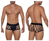 CandyMan Men's Underwear 99691 Cage Trunks Color Black