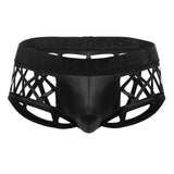 CandyMan Men's Underwear 99691 Cage Trunks Color Black