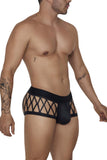 CandyMan Men's Underwear 99691 Cage Trunks Color Black