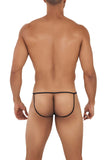 CandyMan Men's Underwear 99709 Micro Lace Jockstrap Color Black