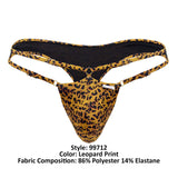 CandyMan 99712 Safari Thongs Color Leopard Print