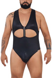 CandyMan Men's Underwear 99728X Work-N-Play Bodysuit Color Black
