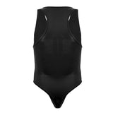 CandyMan Men's Underwear 99728X Work-N-Play Bodysuit Color Black