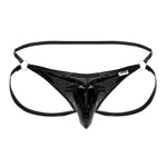 CandyMan 99741 Gloss Jockstrap Color Black