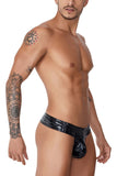 CandyMan 99742 Gloss Thongs Color Black