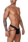 CandyMan Men's Underwear 99747 Lace Thongs Color Black