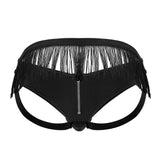 CandyMan Men's Underwear 99753 Fringe Jockstrap Color Black