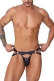 CandyMan Men's Underwear 99761 Jock G-String Color Black