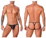 CandyMan Men's Underwear 99762 Jock G-String Color Black