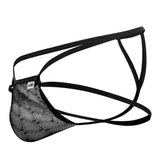 CandyMan Men's Underwear 99762 Jock G-String Color Black