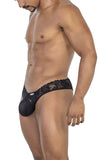 CandyMan Men's Underwear 99784 Lace Thongs Color Black