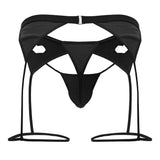 CandyMan Men's Underwear 99785 Garter Outfit Color Black