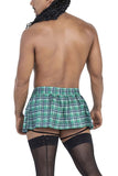 CandyMan Men's Underwear 99799 Garter Outfit Color Green
